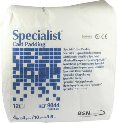 Produktbild von Specialist Polsterwatte, 3,6 m, weiß, ideal für Polsterarbeiten | Packung (12 Binden)