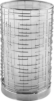 Produktbild von Fink JORIS, Windlicht ohne Glas, Edelstahl , silberfarben, H. 41 cm, D. 26 cm 159023