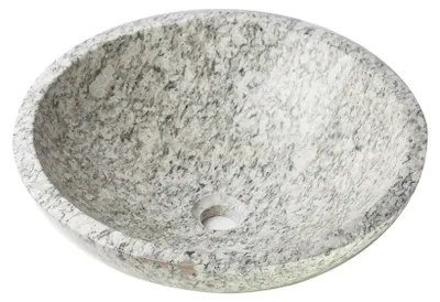 Immagine prodotto di Lavabo in granito, diametro 43 cm, con finitura lucida
