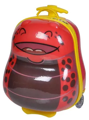 Image de Knorrtoys Trolley valise Bouncie ver de terre cerise