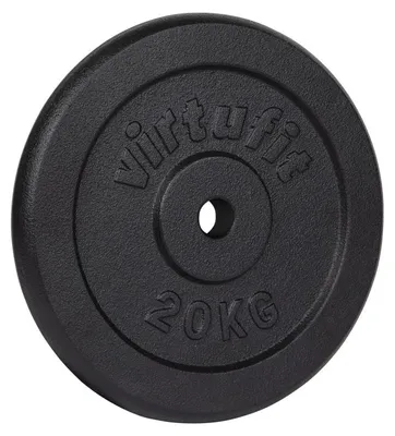 Zdjęcie produktu dla VirtuFit Gietijzeren Halterschijf 20 kg Czarny 30 mm
