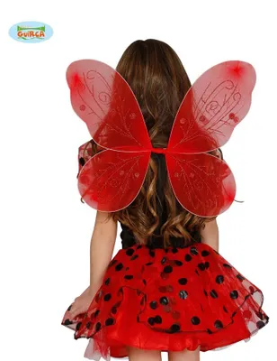 Produktbild von rote Schmetterling Flügel für Kinder