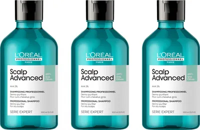 Produktbild von Serie Expert Scalp Advanced Anti-Oiliness Shampoo 3x300 ml