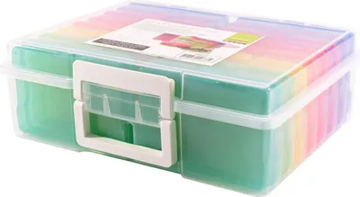 Produktbild von Vaessen Creative | Farbige Staubox mit 16 Boxen