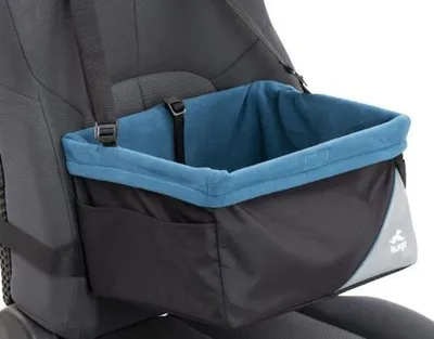 Produktbild von Kurgo Rover Booster Seat erhöhter Autositz für Hunde schwarz/blau