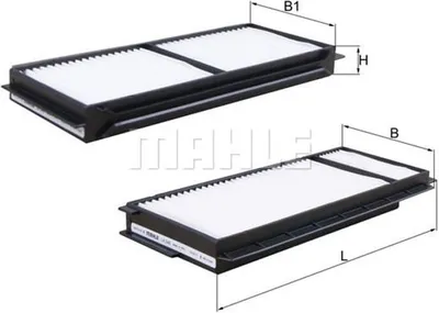 Produktbild von MAHLE Innenraumfilter LA 346/S Pollenfilter für MAZDA 5 (CR19)