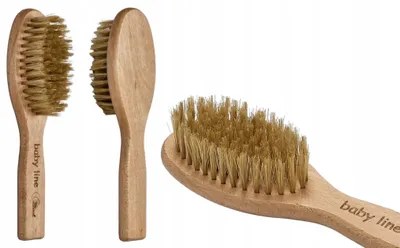 Produktbild von GORGOL Kinder Haarbürste 05 01 129 echte Wildschweinborsten