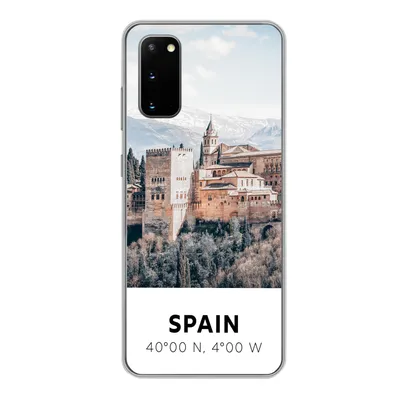Produktbild von MuchoWow® Handyhülle Schutzhülle Hülle für Samsung Galaxy S20 Spanien - Schloss - Vintage - Sommer Silikon Softcase Handy Hülle - Bild