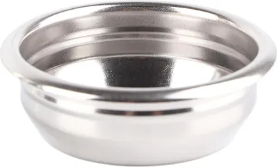 Zdjęcie produktu dla 22g Porowaty kosz filtracyjny Filtr do kawy ze stali nierdzewnej 2 filiżanki Filtr do kawy Miska na uchwyt 58 mm