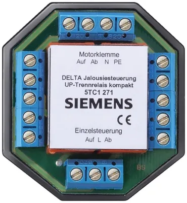 Obrázek produktu pro Siemens 5TC1271, Tlačítkový spínač, Vícebarevný, 50 Hz, 8 A, 95 g, 80 mm
