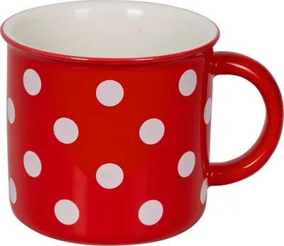 Produktbild von Porzellan-Tasse - Fröhliche Tupfen