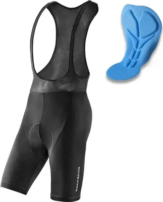 Obrázok produktu pre Rockbros Rk20024Xl cyklistické šortky s náprsenkou a chráničom, Xxxxl, čierne