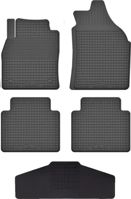 Produktbild von Gummi Fußmatten Set Für: Renault Zoe (2013-) Gummimatten Schwarz