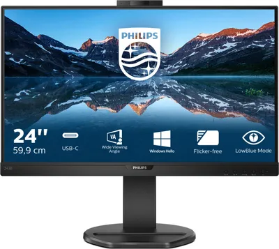 Produktbild von Philips B Line 243B9H/00, 60,5 cm (23.8"), 1920 x 1080 Pixel, Full HD, LED, 4 ms, Schwarz