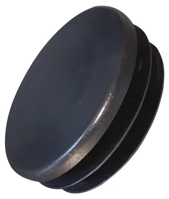 Produktbild von Runder Stopfen für Röhrchen Durchmesser EXT88.9 IN 76,5-81,9 Schwarzes Polyethylen