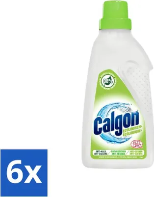 Obrázek produktu pro Calgon - čistič praček - gel - 750 ml - 15 pracích cyklů - výhodné balení - 6 kusů