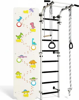 Produktbild von Sprossenwand kinderzimmer Next-1 Dino | Kletterwand | Turngeräte | Wandmontage