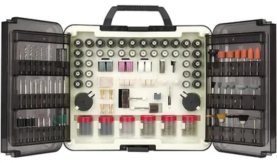 Produktbild von 418-teiliges Universal Zubehör Set für Rotationswerkzeuge mit Aufbewahrungsbox