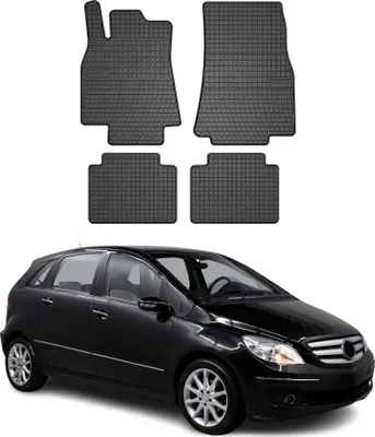 Produktbild von 2005-2011 Mercedes B Klasse W245 Fußmatten Gummi Schwarz 4 tlg