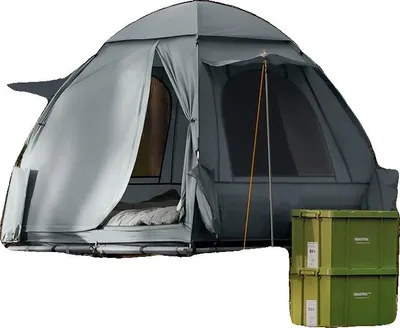 Image de Tente, Solution de camping tout-en-un, Design étanche, GRIS