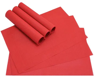 Immagine prodotto di Tovaglietta BORDA 6 rosso Tovaglietta come decorazione della tavola
