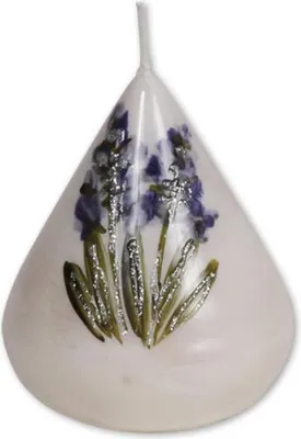 Productafbeelding van Kerzenellipse Lavendel 7 cm – Handgemaakte geurkaars, decoratie
