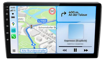 Immagine prodotto di Autoradio Android compatibile con VW Polo 9N 2004-2010 Wireless CarPlay Android Auto 4G WiFi GPS Navi 8 core 9 pollici 6+128 GB Bluetooth DAB+