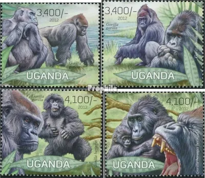 Produktbild von Briefmarken Uganda 2012 Mi 2990-2993 (kompl.Ausg.) postfrisch Fauna