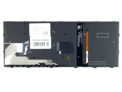 Obrázek produktu pro Tradebit - Klávesnice pro HP | English US QWERTY INT | Plná kompatibilita | Vysoce kvalitní materiály | Modely: Elitebook 730 735 830 G5 G6