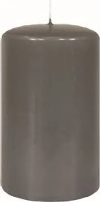 Produktbild von Stumpenkerzen Grau, 20x4cm