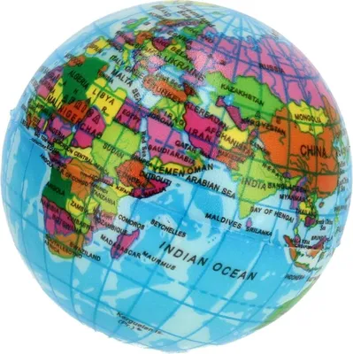 Produktbild von Anti-Stress-Ball 7cm Globus MEGA CREATIVE 459630