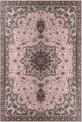 Produktbild von Mandala Mittlerer Osten – Vinylteppich – 150x225 cm – Indoor Teppich – Flur – Pflegeleicht – Modern