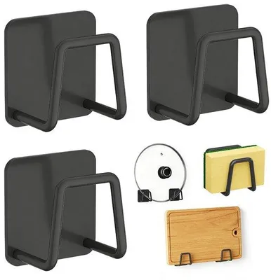 Obrázok produktu pre Hák z nehrdzavejúcej ocele 4,5 x 4,5 x 4 cm, pevný, do kuchyne, bez vŕtania