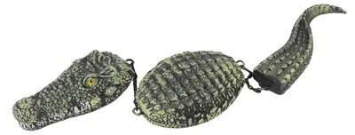 Krokodil-Deko 3er-Set, schwimmend, Kunststoff, für Teich & Garten