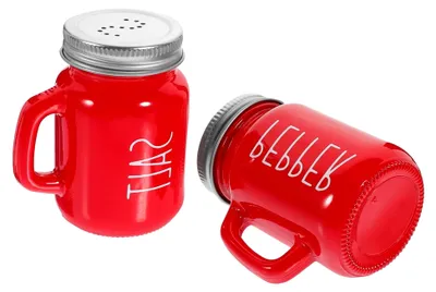 Produktbild von 2 Stück Gewürzbehälter aus Glas mit Aluminiumdeckel zur praktischen Aufbewahrung von Salz, Pfeffer und Gewürzen für die Küche und Outdoor-Aktivitäten