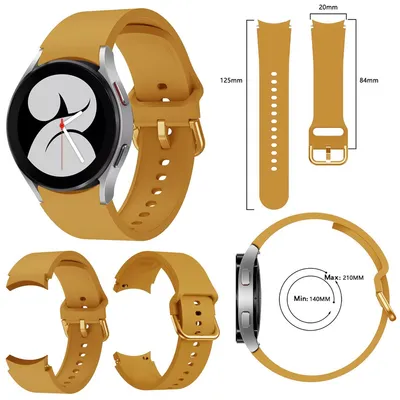 Immagine prodotto di Per Samsung Galaxy Watch 6 5 4 Normal Pro Classic tutte le dimensioni cinturino in plastica