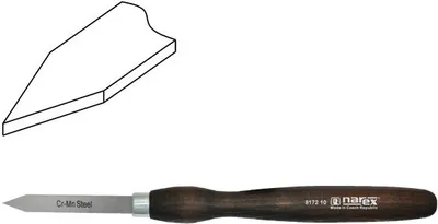 Produktbild von Narex Drechslerbeitel Drechselmesser, Größen:Abstechstahl/Diamant-Form 14 mm