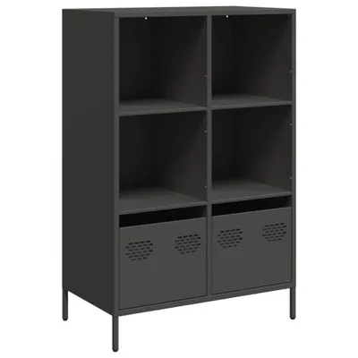 Obrázek produktu pro Skříň černá 68 x 39 x 103,5 cm ocel