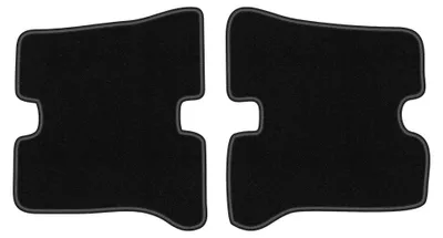 Produktbild von Velours-Fußmatten Hinten für Mazda MX-6 II 1992-1997 (Coupé) – 2-tlg, Schwarz, passgenau – Wielganizator LUX