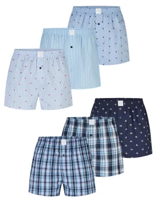 Produktbild von MG-1 Herren Boxer Classics 6-Pack mehrfarbig5 - Größe M