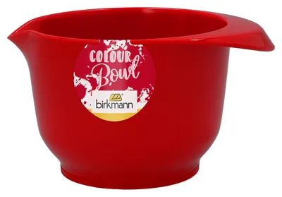 Immagine prodotto di Birkmann Colour Bowl Rühr- und Servierschüssel, Rührschüssel, Schüssel, Melaminharz, Rot, 500 ml, 708679