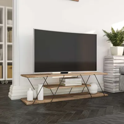Produktbild von Skye Decor, Canaz v2 - Black, Walnut, TV-Schränke, Schwarz, 120 x 33 x 33 cm