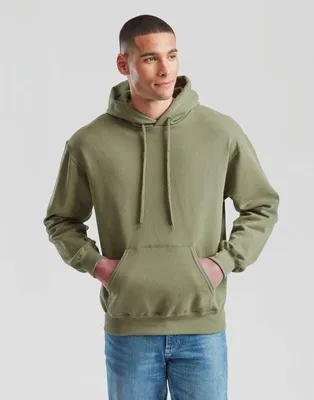 Produktbild von Fruit Of The Loom Kapuzenpullover Herren CLASSIC HOODED SWEAT oliv XL
