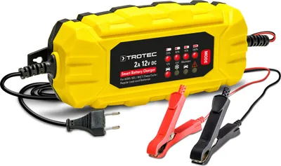 Produktbild von TROTEC Batterieladegerät PBCS 2A | für Auto-, Motorrad- und Motorscooter-BatterienSmartes Universal-Ladegerät zum Laden und Erhalten von 12V-Autobatterien