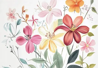 Produktbild von Fototapete Kinderzimmer Mädchen Blumen - 350x250 cm - inklusive kleister - Vlies Tapete Kinder - Vliestapete Modern Wandtapete