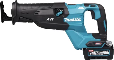 Produktbild von Makita Akku-Reciprosäge JR002GM201, 40 V, incl. 2x Akku XGT 4 Ah, Schnellladegerät, Reciprosägeblätter, Transportkoffer