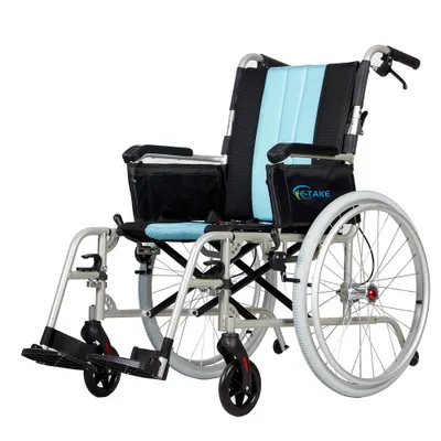 Produktbild von Ultraleichter Faltrollstuhl aus Magnesiumlegierung MW221 | Nur 8,8 kg | Schnellspannräder | Tragkraft 130 kg | Manueller Rollstuhl für Alltag, Reisen