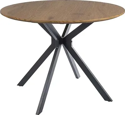Obrázok produktu pre Okrúhly stôl ASTER 100x100 dub/čierna