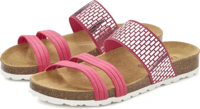 Produktbild von LASCANA Pantolette Mule, Sandale, offener Schuh, Sommerschuh, pink Größe 42