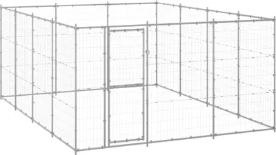 Productafbeelding van Hondenkennel 14,52 m² gegalvaniseerd staal